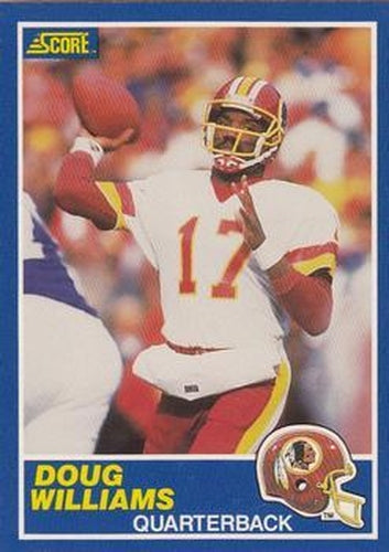 #80 Doug Williams - Washington Redskins - 1989 Score Football