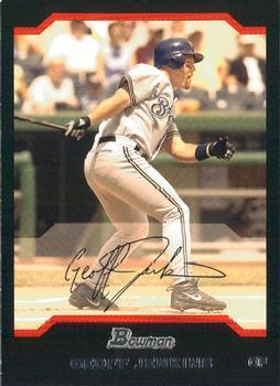 #80 Geoff Jenkins - Milwaukee Brewers - 2004 Bowman Baseball