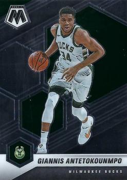 #80 Giannis Antetokounmpo - Milwaukee Bucks - 2020-21 Panini Mosaic Basketball