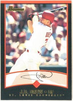 #80 J.D. Drew - St. Louis Cardinals - 2001 Bowman Baseball