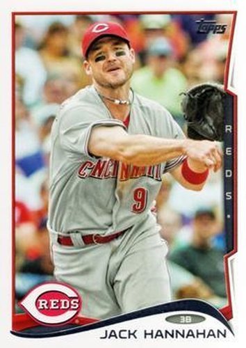#80 Jack Hannahan - Cincinnati Reds - 2014 Topps Baseball