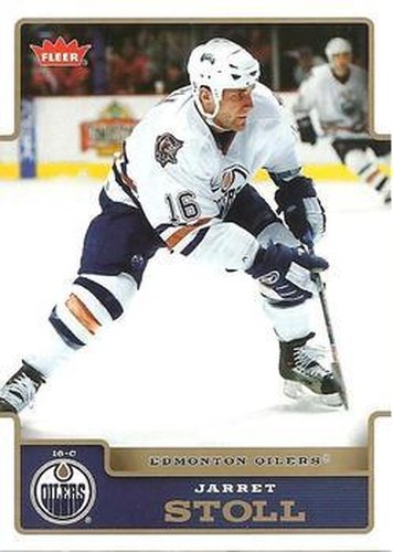 #80 Jarret Stoll - Edmonton Oilers - 2006-07 Fleer Hockey