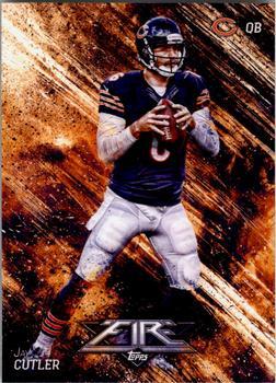 #80 Jay Cutler - Chicago Bears - 2014 Topps Fire Football