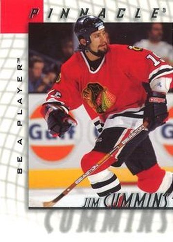 #80 Jim Cummins - Chicago Blackhawks - 1997-98 Pinnacle Be a Player Hockey