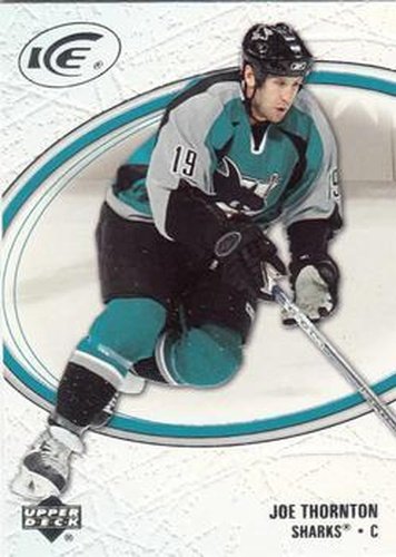 #80 Joe Thornton - San Jose Sharks - 2005-06 Upper Deck Ice Hockey