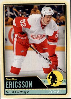 #80 Jonathan Ericsson - Detroit Red Wings - 2012-13 O-Pee-Chee Hockey