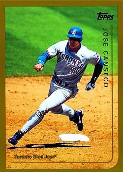 #80 Jose Canseco - Toronto Blue Jays - 1999 Topps Baseball