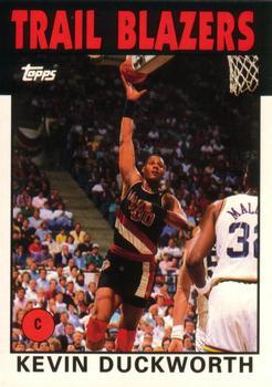 #80 Kevin Duckworth - Portland Trail Blazers - 1992-93 Topps Archives Basketball