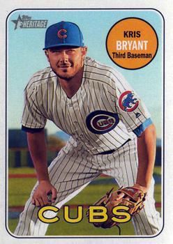 #80 Kris Bryant - Chicago Cubs - 2018 Topps Heritage Baseball