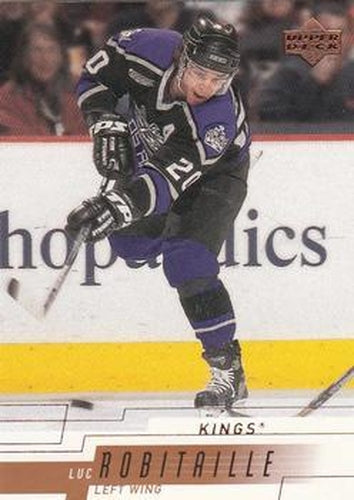 #80 Luc Robitaille - Los Angeles Kings - 2000-01 Upper Deck Hockey