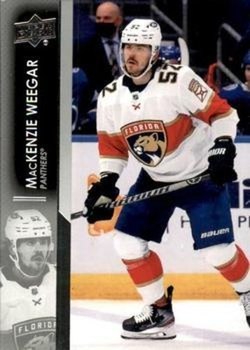 #80 MacKenzie Weegar - Florida Panthers - 2021-22 Upper Deck Hockey