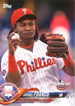 #80 Maikel Franco - Philadelphia Phillies - 2018 Topps Opening Day Baseball
