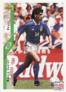 #80 Marcio Santos - Brazil - 1994 Upper Deck World Cup Contenders English/Spanish Soccer