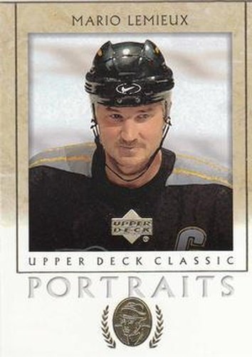 #80 Mario Lemieux - Pittsburgh Penguins - 2002-03 Upper Deck Classic Portraits Hockey
