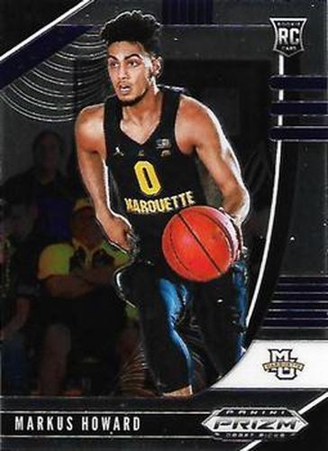 #80 Markus Howard - Marquette Golden Eagles - 2020 Panini Prizm Draft Picks Collegiate Basketball