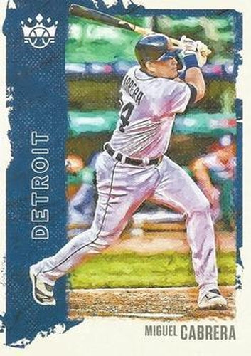 #80 Miguel Cabrera - Detroit Tigers - 2021 Panini Diamond Kings Baseball
