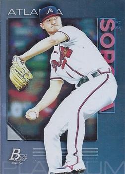 #80 Mike Soroka - Atlanta Braves - 2020 Bowman Platinum Baseball