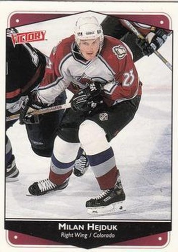 #80 Milan Hejduk - Colorado Avalanche - 1999-00 Upper Deck Victory Hockey
