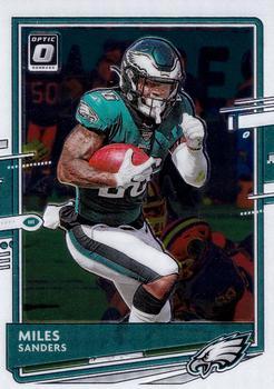 #80 Miles Sanders - Philadelphia Eagles - 2020 Donruss Optic Football