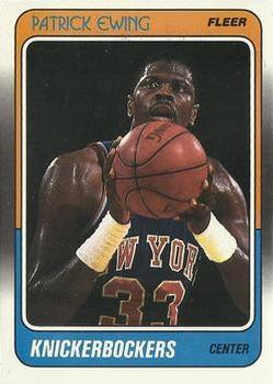 #80 Patrick Ewing - New York Knicks - 1988-89 Fleer Basketball