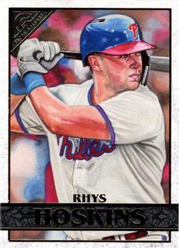 #80 Rhys Hoskins - Philadelphia Phillies - 2020 Topps Gallery Baseball