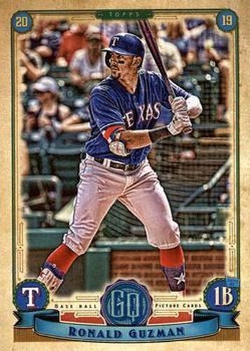 #80 Ronald Guzman - Texas Rangers - 2019 Topps Gypsy Queen Baseball