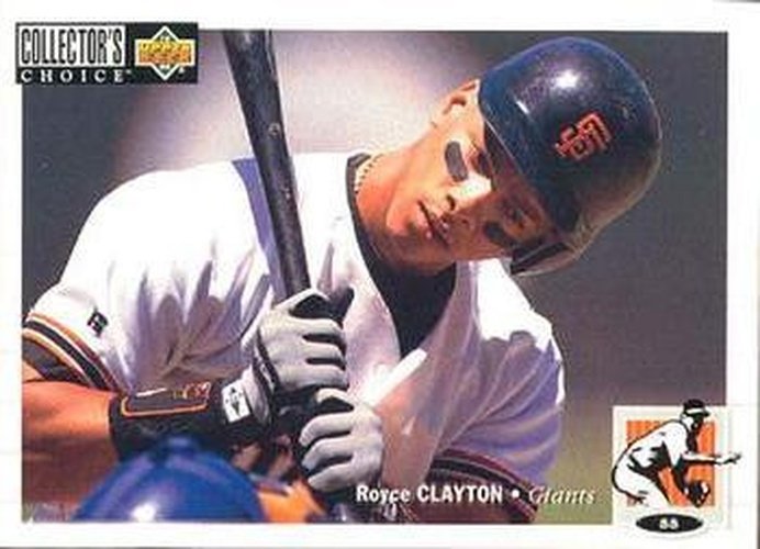 #80 Royce Clayton - San Francisco Giants - 1994 Collector's Choice Baseball