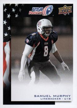 #80 Samuel Murphy - USA - 2014 Upper Deck USA Football