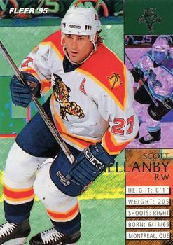 #80 Scott Mellanby - Florida Panthers - 1994-95 Fleer Hockey