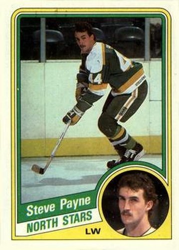 #80 Steve Payne - Minnesota North Stars - 1984-85 Topps Hockey