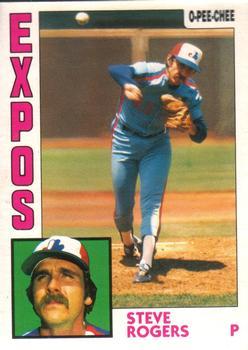 #80 Steve Rogers - Montreal Expos - 1984 O-Pee-Chee Baseball