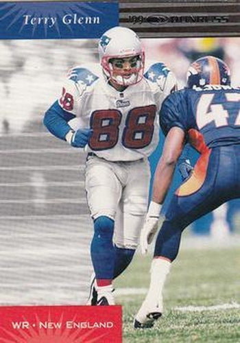 #80 Terry Glenn - New England Patriots - 1999 Donruss Football