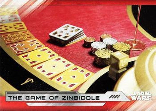 #80 The Game of Zinbiddle - 2017 Topps Star Wars The Last Jedi