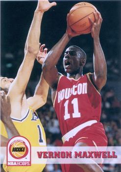 #80 Vernon Maxwell - Houston Rockets - 1993-94 Hoops Basketball