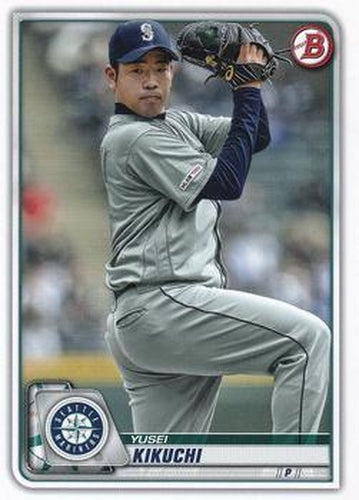 #80 Yusei Kikuchi - Seattle Mariners - 2020 Bowman Baseball