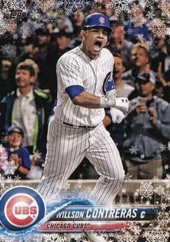 #HMW80 Willson Contreras - Chicago Cubs - 2018 Topps Holiday Baseball