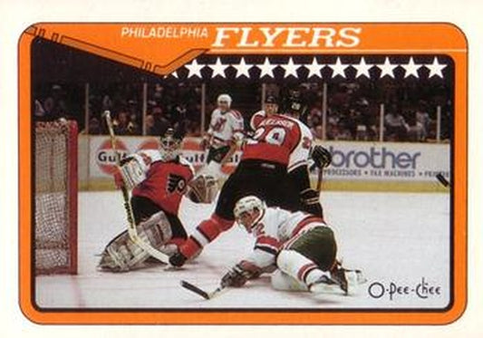 #80 Philadelphia Flyers - Philadelphia Flyers - 1990-91 O-Pee-Chee Hockey