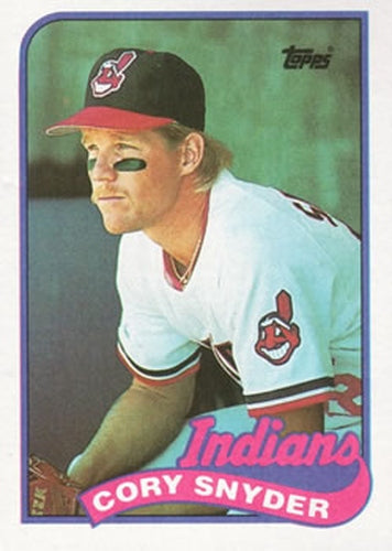 #80 Cory Snyder - Cleveland Indians - 1989 Topps Baseball