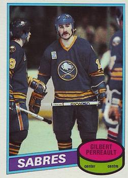 #80 Gilbert Perreault - Buffalo Sabres - 1980-81 O-Pee-Chee Hockey