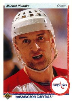 #80 Michal Pivonka - Washington Capitals - 1990-91 Upper Deck Hockey