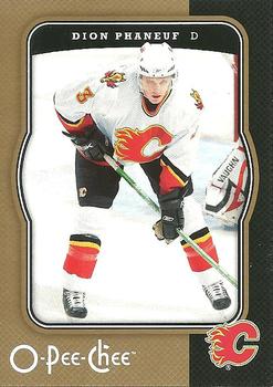 #80 Dion Phaneuf - Calgary Flames - 2007-08 O-Pee-Chee Hockey