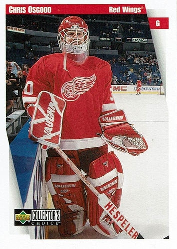 #80 Chris Osgood - Detroit Red Wings - 1997-98 Collector's Choice Hockey
