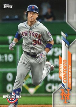 #80 Michael Conforto - New York Mets - 2020 Topps Opening Day Baseball