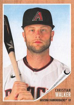 #80 Christian Walker - Arizona Diamondbacks - 2021 Topps Archives Baseball