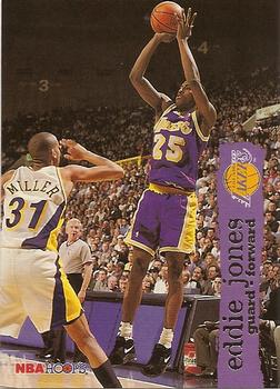 #80 Eddie Jones - Los Angeles Lakers - 1995-96 Hoops Basketball