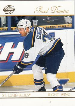 #80 Pavol Demitra - St. Louis Blues - 2003-04 Pacific Supreme Hockey