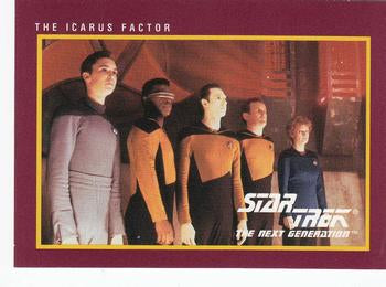 #80 Icarus Factor, The - 1991 Impel Star Trek 25th Anniversary