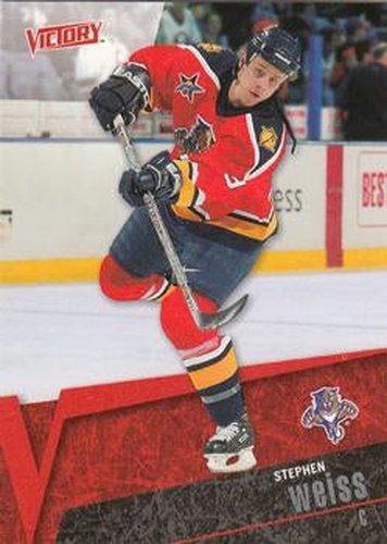 #80 Stephen Weiss - Florida Panthers - 2003-04 Upper Deck Victory Hockey