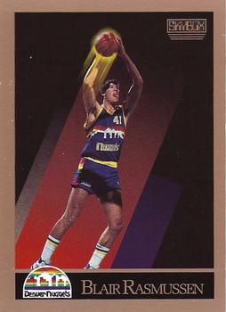 #80 Blair Rasmussen - Denver Nuggets - 1990-91 SkyBox Basketball