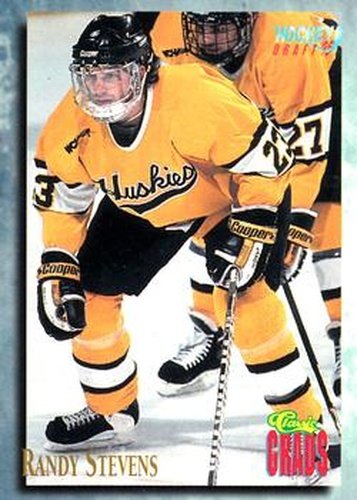 #80 Randy Stevens - Michigan Tech Huskies - 1995 Classic Hockey